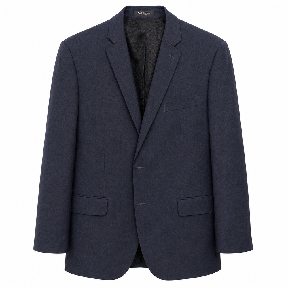 Michael Kors 46R 100% Wool Sport Coat Navy Blazer Men Quiet Luxury Business